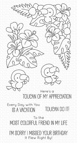 Tropical Toucans - Clear Stamp