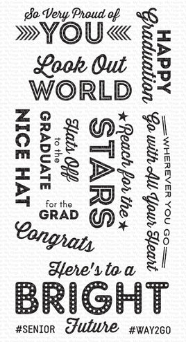 Happy Graduation - Clear Stamp