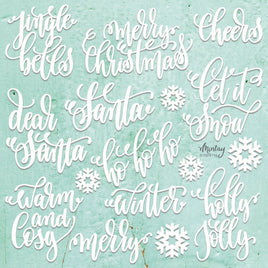 Decor - Christmas Words (22pc) - Mintay Chippies