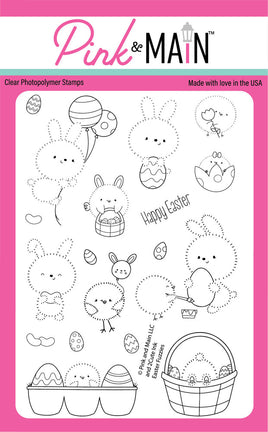 Easter Fuzzies - Clear Stamp