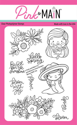 Bloom with Joy - Clear Stamp