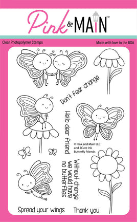 Butterfly Friends - Clear Stamp