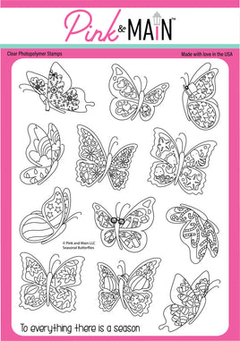 Seasonal Butterflies - Clear Stamp