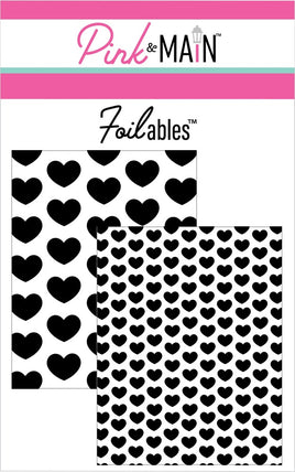 Polka Hearts (2 Designs) - Foilable Panels