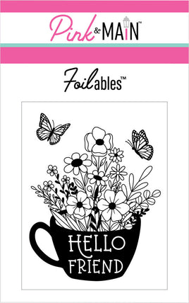Hello Friend Flowers - Foilable Panels (Copy)