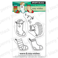 Cozy Wishes - Clear Stamp