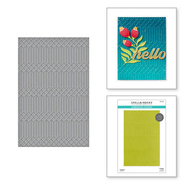 Columns - Spellbinders Embossing Folder From the Fresh Picked Collecti