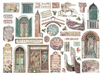 Venice City of Art stripes - Die Cuts