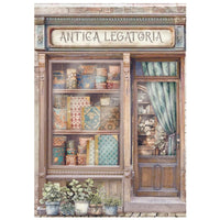 Venice City of Art stripes - A6 Rice Paper Backgrounds (8 Sheets)