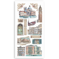 Venice City of Art - Stamperia Double-Sided Paper Cut-Outs 4/Pkg