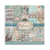 Venice City of Art - Stamperia Scrapbooking Pad 12"x12" 10/Pkg