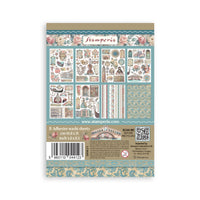 Venice City of Art stripes - Stamperia A5 Washi Pad 8/Pkg