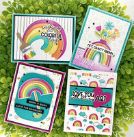 Create-in-Quads - ROYGBIV Umbrella - Die