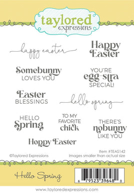 Hello Spring - Cling Stamp