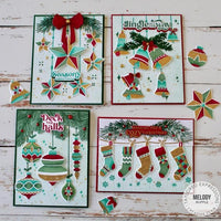 Create-in-Quads - Deck the Halls Bells - Stencil