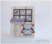 Hippo in Disguise 3x4 Clear Stamp Set