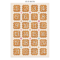 Candy Christmas - Stamperia Junk Journal Stickers, Cut-outs And Backgrounds