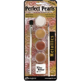 Metallics   Ranger Perfect Pearls Pigment Powder Kit