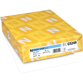 Neenah 80lb Solar White Cardstock 8.5"X11" (Individual sheet)