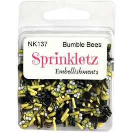 Buttons Galore Sprinkletz Embellishments 12g    Bumble Bees