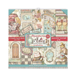 Alice Through The Looking Glass - Stamperia Double-Sided Paper Pad 6"X6" 10/Pkg