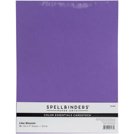 Lilac Blossom - Spellbinders Color Essentials Cardstock 8.5"X11" 10/Pkg