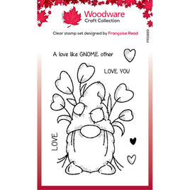 Woodware Clear Stamps Singles Love Gnome