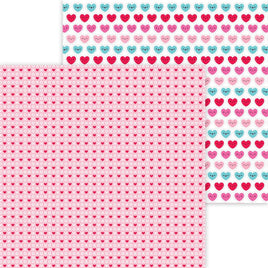 Hugs & Kisses - Lots Of Love Double-Sided Cardstock 12"X12"