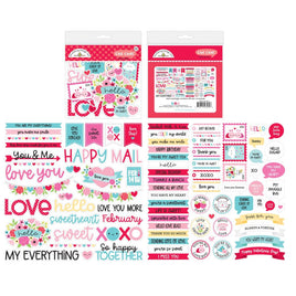 Chit Chat Lots Of Love - Doodlebug Odds & Ends Chit Chat Die-Cuts