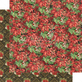 Yuletide Floral - Warm Wishes Double-Sided Cardstock 12"X12"