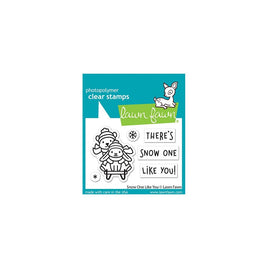 Snow One Like You - Lawn Fawn Clear Stamps 3"X2"