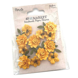Amber - 49 And Market Florets Paper Flowers
