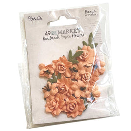 Mango - 49 And Market Florets Paper Flowers