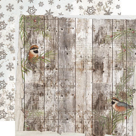 Winter Magic - Simple Vintage Winter Woods Double-Sided Cardstock 12"X12"