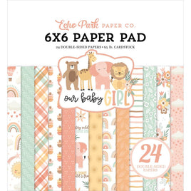 Our Baby Girl - Echo Park Double-Sided Paper Pad 6"X6" 24/Pkg