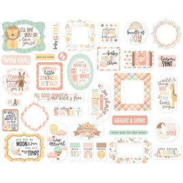 Icons, Our Baby Girl - Echo Park Cardstock Ephemera 33/Pkg