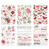 ARToptions Rouge Rub-Ons 6"X8" 6/Sheets