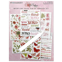 ARToptions Rouge Rub-Ons 6"X8" 6/Sheets