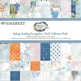Vintage Artistry Everywhere 49 And Market Collection Pack 12"X12"