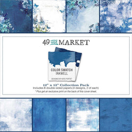 Color Swatch: Inkwell  49 And Market Collection Pack 12"X12"