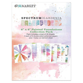 Spectrum Gardenia Painted Foundations - 49 And Market Collection Pack 6"X8"