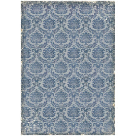 Vintage Library Wallpaper - Stamperia Rice Paper Sheet A4