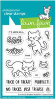 Purrfectly Wicked Add-On - Lawn Fawn Clear Stamps 3"X4"