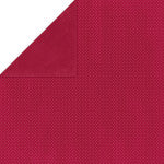 BoBunny Double Dot Double-Sided Textured Cardstock 12"X12" Wine