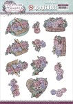 Find It Trading Yvonne Creations Punchout Sheet-Flowers & Rattan, Stylish Flowers