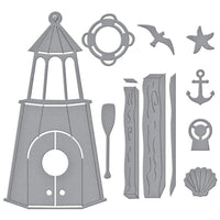 Build A Summer Birdhouse - Spellbinders Etched Dies By Vicky Papaioannou