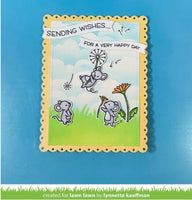 Cloudy - Lawn Fawn Clippings Stencils