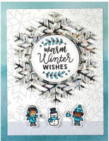 Tiny Winter Friends - Lawn Fawn Clear Stamps 3"X4"