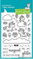 Unicorn Picnic - Lawn Fawn Clear Stamp 4"x6"