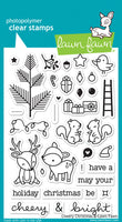Cheery christmas - Lawn Fawn Clear Stamp